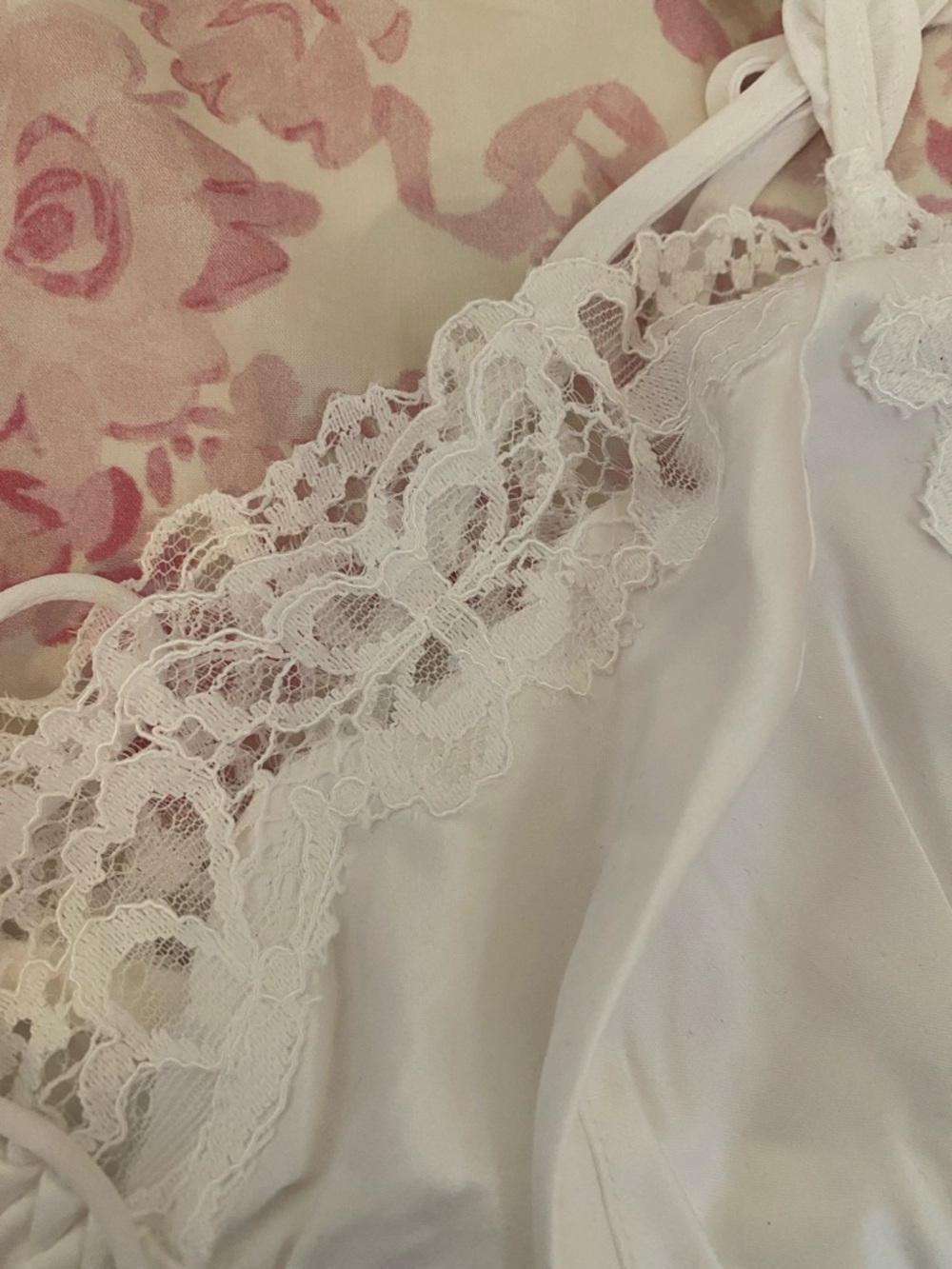 NWT For Love And Lemons White Butterfly Lace Bra Top and Panties Set - Picture 4 of 13
